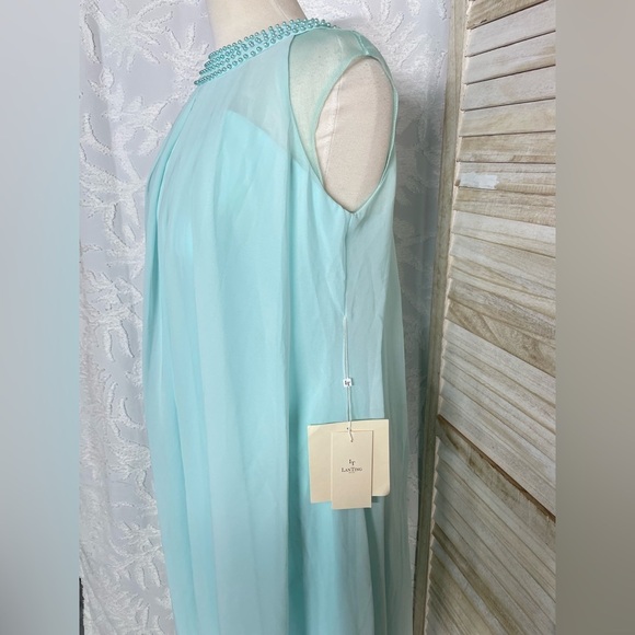 😍Blue Pleated Maxi Skirt for Cocktail Events - Picture 5 of 7